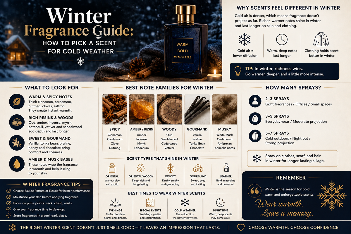 Winter Fragrance Guide: How to Pick a Scent for Cold Weather