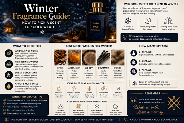 Winter Fragrance Guide: How to Pick a Scent for Cold Weather