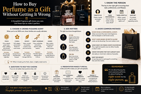 How to Buy Perfume as a Gift Without Getting It Wrong