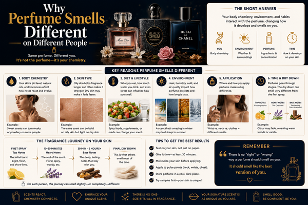 Why Perfume Smells Different on Different People