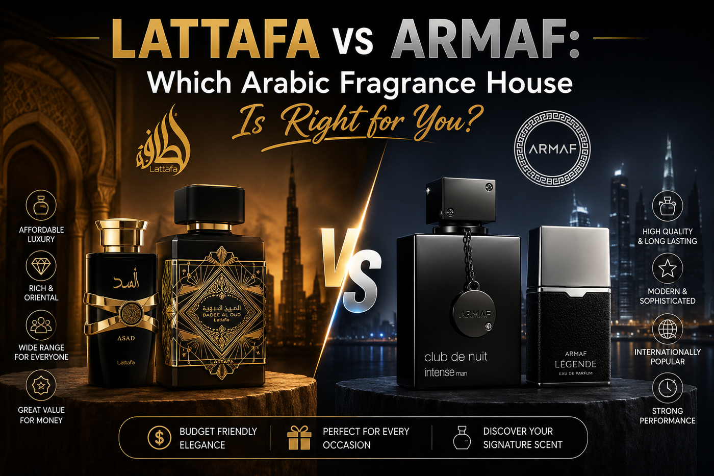 Lattafa vs Armaf: Which Arabic Fragrance House Is Right for You?