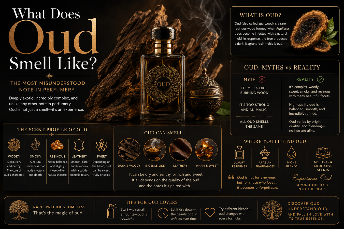 What Does Oud Smell Like? The Most Misunderstood Note in Perfumery