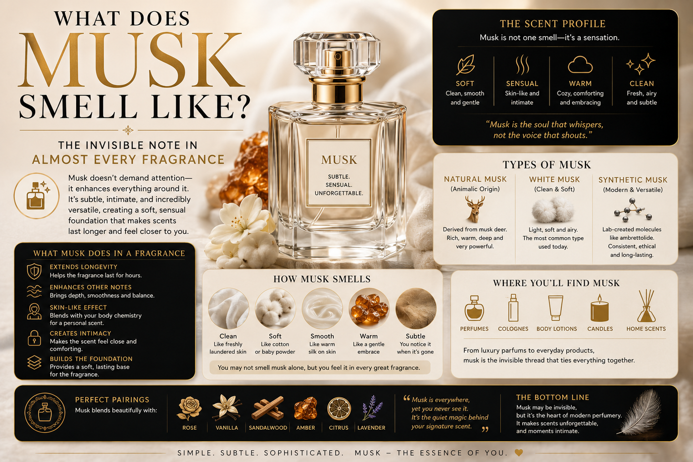 What Does Musk Smell Like? The Invisible Note in Almost Every Fragrance