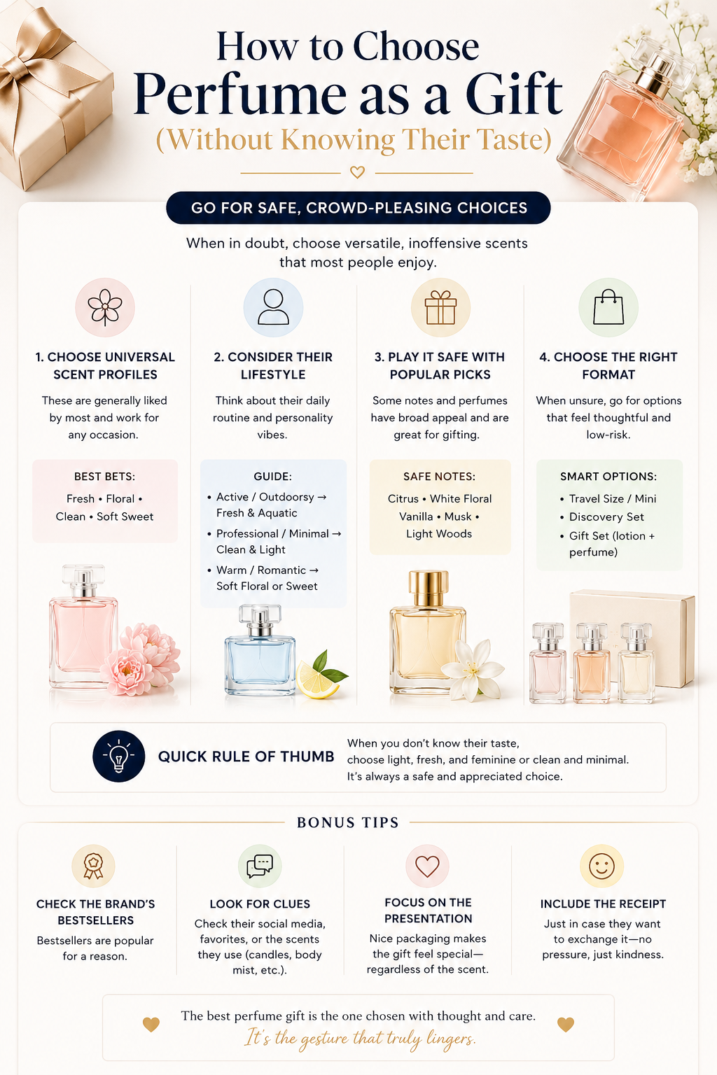 How to Choose Perfume as a Gift (Without Knowing Their Taste)