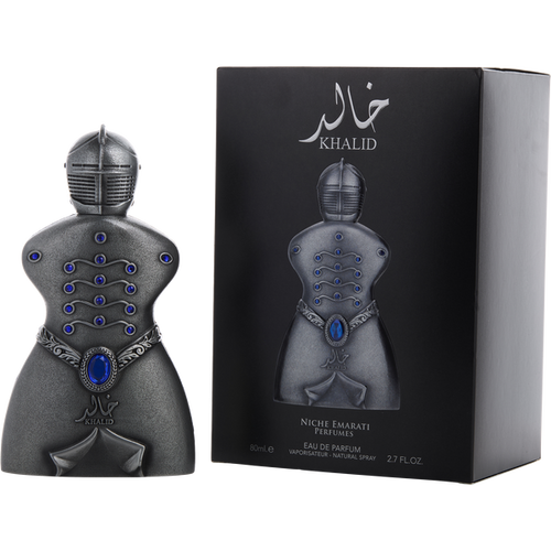 Lattafa – Niche Emarati Khalid Eau de Parfum, 2.7 oz (Men)