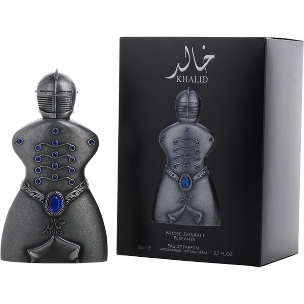 Lattafa – Niche Emarati Khalid Eau de Parfum, 2.7 oz (Men)