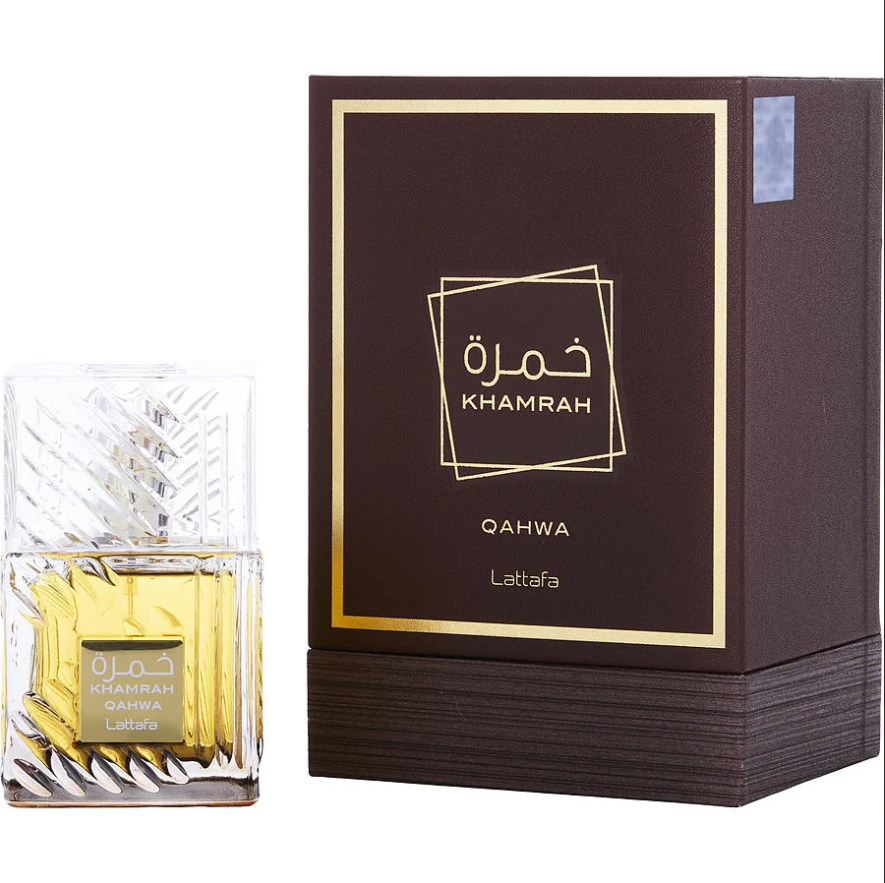 Lattafa Unisex Khamrah Qahwa EDP Spray 3.4 oz Unisex