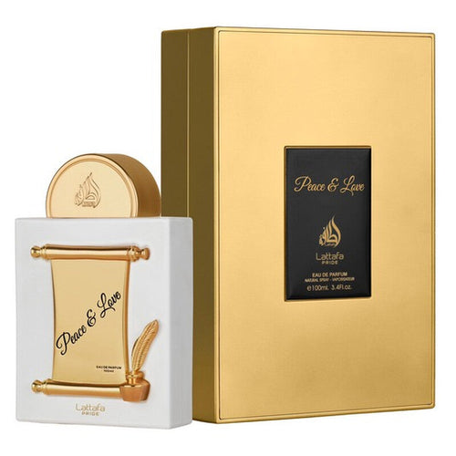 Lattafa Unisex Peace & Love EDP Spray 3.4 oz Unisex